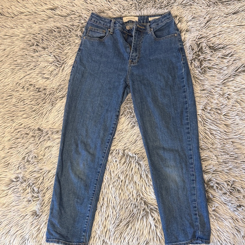 PacSun Women's Blue Mom Jean
